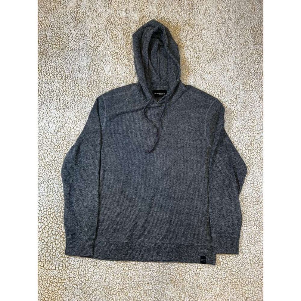 JACHS New York Hoodie Mens M Gray Pullover Lightweight Casual NWT